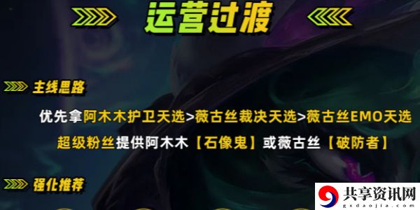 s10赛季443薇古丝阵容推荐 设置优化有效方案