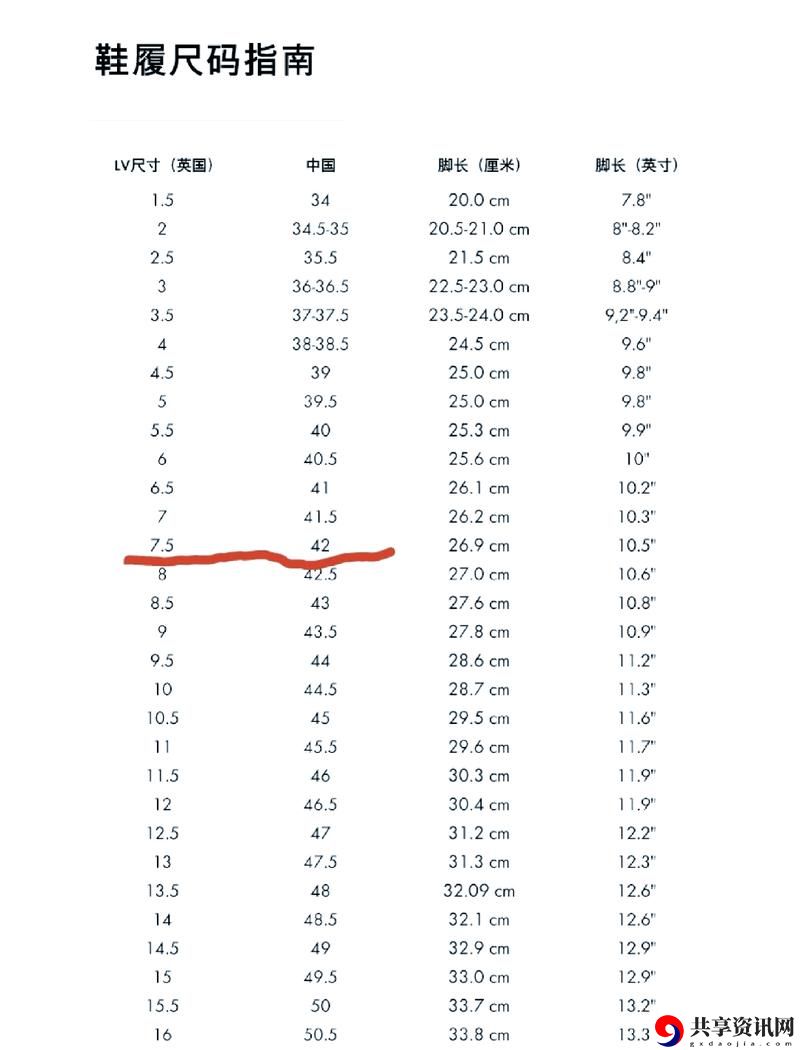 如何选择适合您的欧洲尺码、日本尺码、美国尺码和欧洲LV尺码