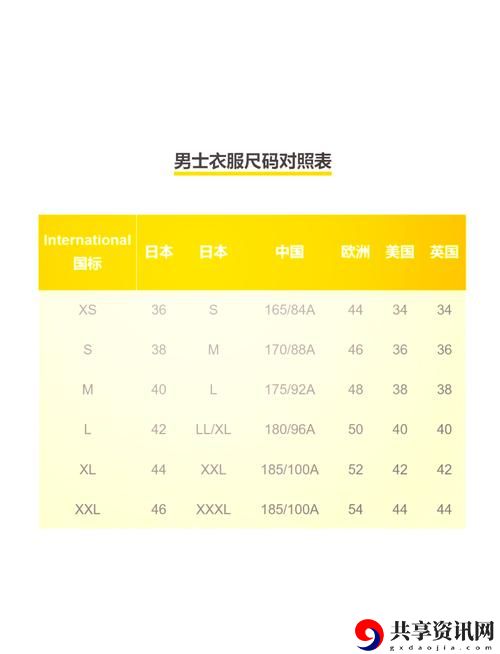  深入解析欧洲尺码与日本尺码专线的差异与适用性