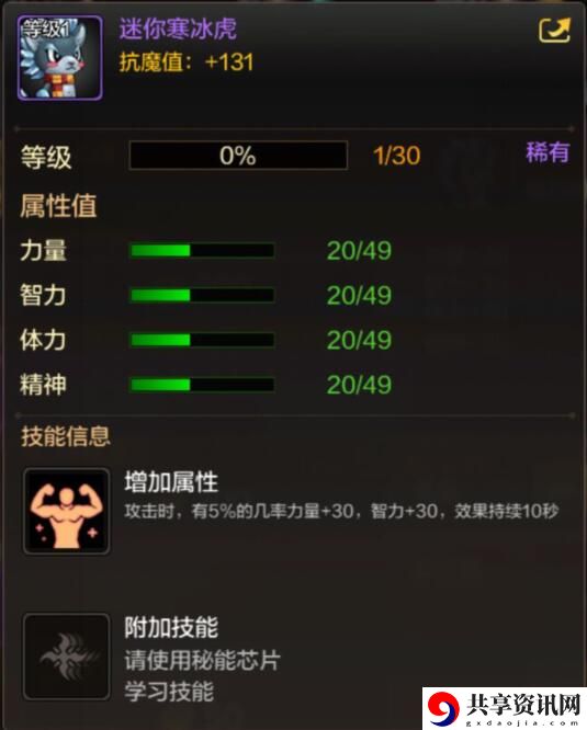 DNF手游迷你寒冰虎怎么样-DNF手游迷你寒冰虎介绍