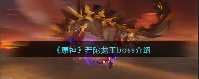 若陀龙王boss介绍 高效刷怪全方案