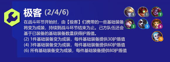 极客阵容出装角色人口羁绊效果介绍：快速清除障碍推进游戏进程