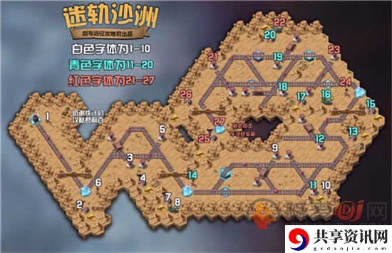 剑与远征新迷轨沙洲怎么过 新奇境迷轨沙洲攻略路线图一览