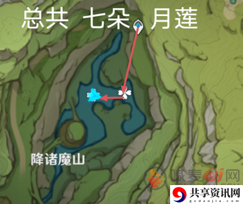 原神月莲位置分布大全 月莲采集路线图分享