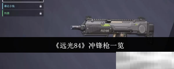 远光84冲锋枪一览