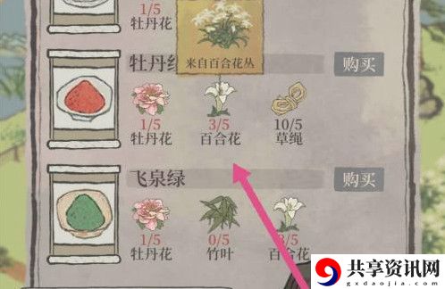 江南百景图牡丹红获取位置介绍