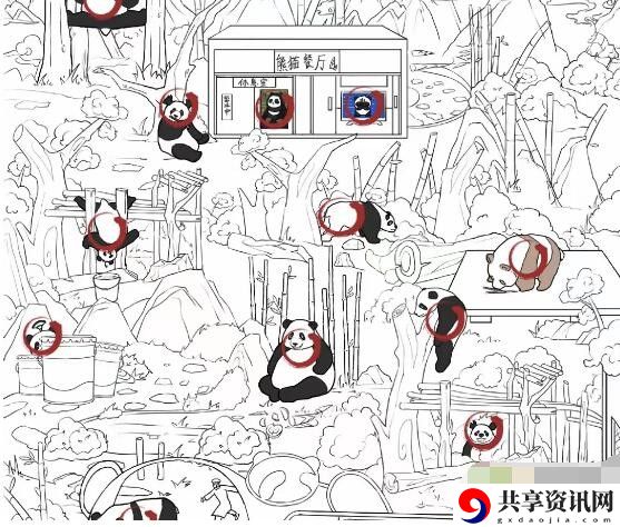 线稿找茬找出12只熊猫通关攻略 角色属性分析与装备选择建议