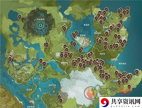 原神松果哪里最多 原神松果采集地方分布位置分享