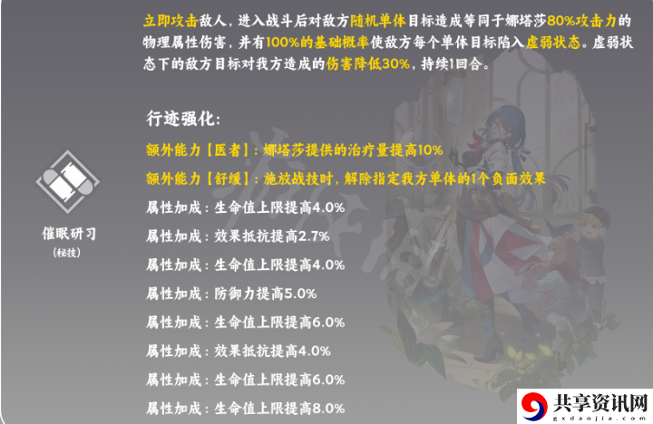 娜塔莎技能 稀有道具获取方式