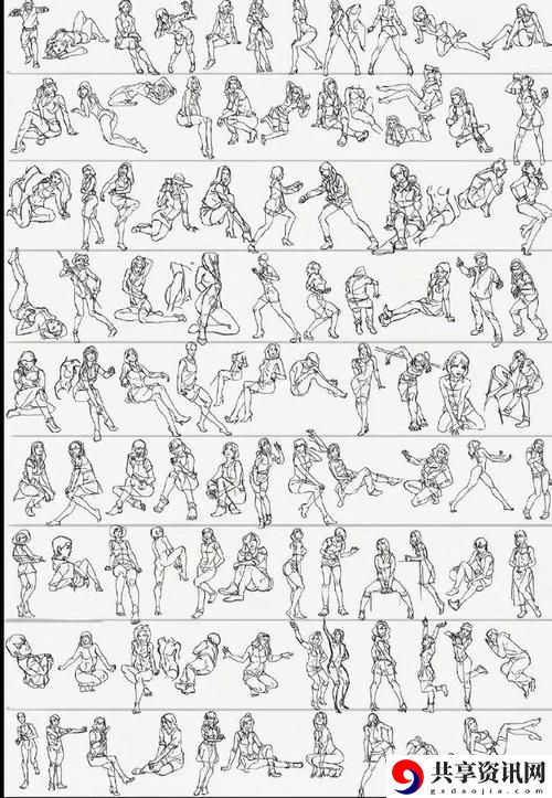 真人示范二十八动作小人简笔画，观众：看，艺术与灵动的结合！