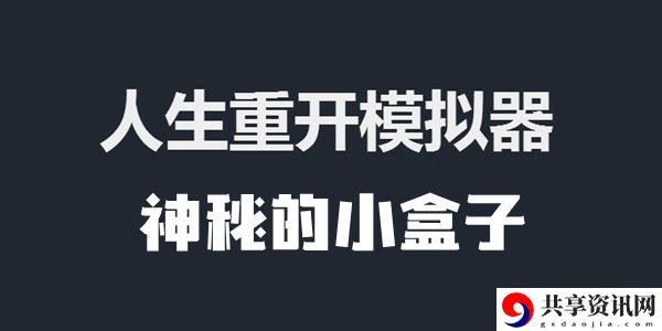 人生重开模拟器神秘的小盒子作用介绍：隐藏副本详细攻略
