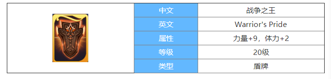 剑与家园战争之王图鉴介绍-战争之王属性怎么样