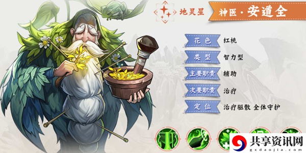 小浣熊百将传安道全技能强度介绍：提升角色能力方案