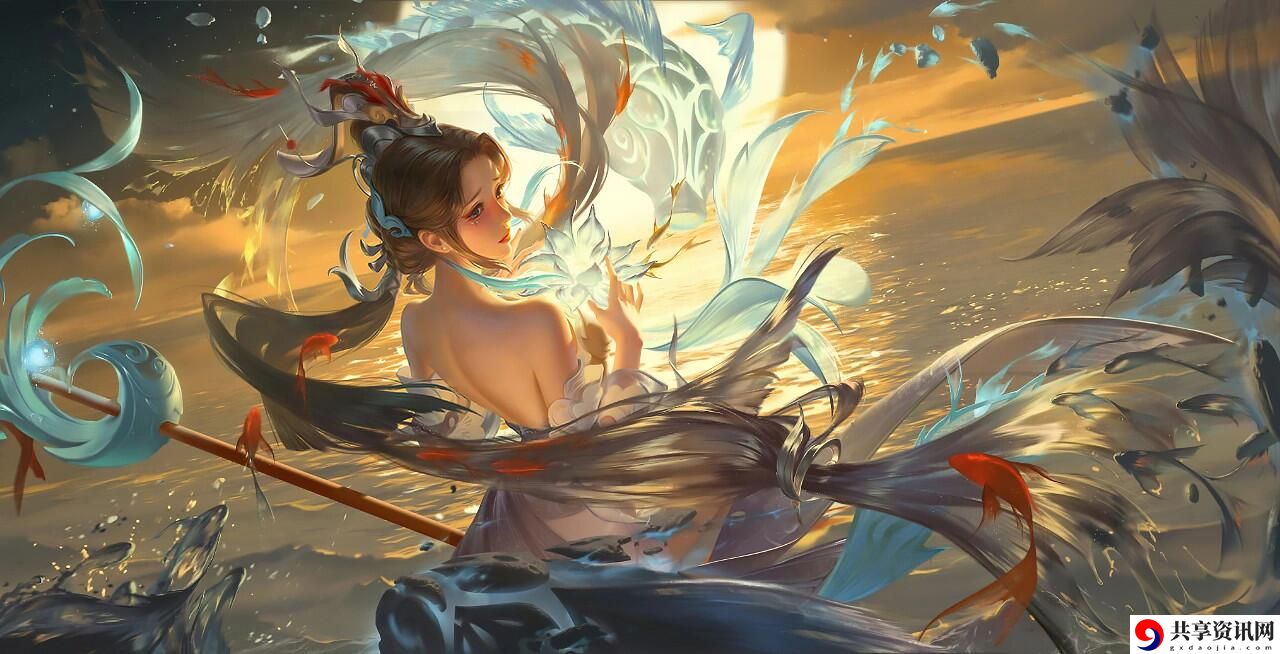 王者荣耀大乔新皮肤白鹤梁神女高清图片分享