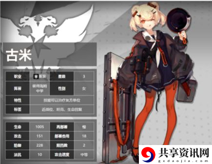 明日方舟四星干员古米属性介绍-古米怎么样