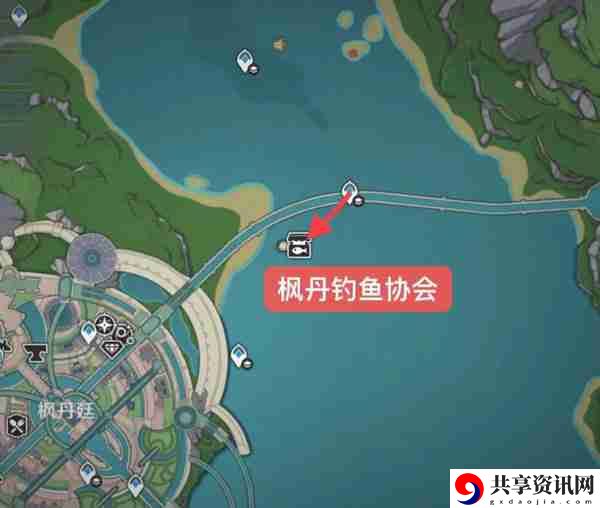 原神灰河渡手钓鱼地点分布图 灰河渡手精炼材料钓鱼点位攻略