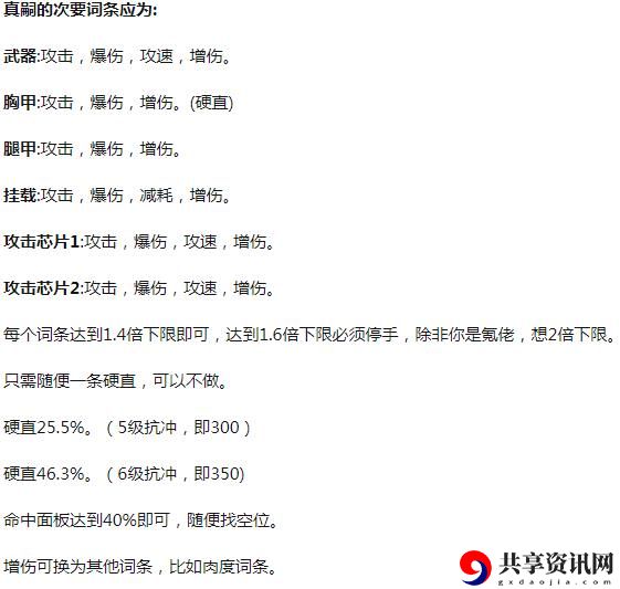 重装战姬真嗣ssr异端化词条推荐攻略