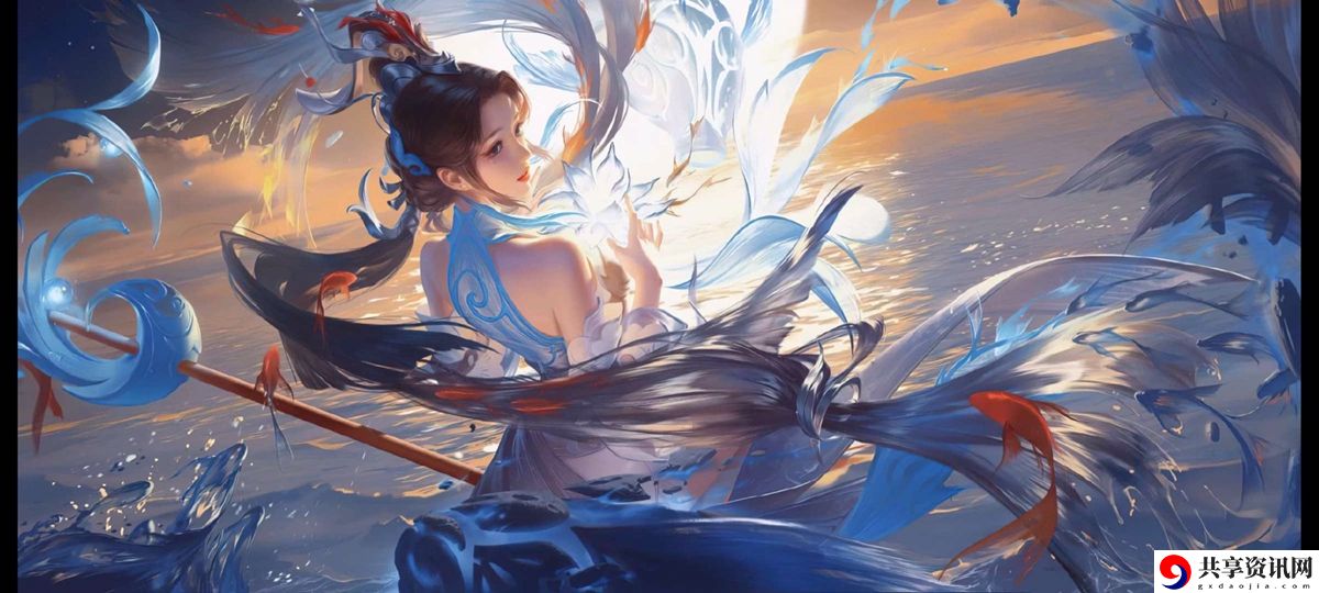 王者荣耀大乔新皮肤白鹤梁神女高清图片分享