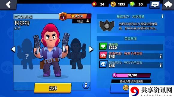 荒野乱斗人物图鉴柯尔特-荒野乱斗的柯尔特是谁