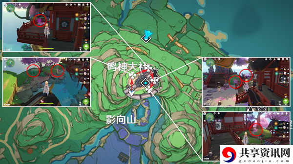 绯樱绣球采集路线图 游戏音效与氛围