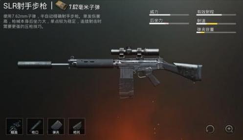 和平精英SLR射手步枪配件推荐-SLR用什么配件好