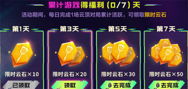 免费云石奖励活动一览 环境天气影响分析，因时制宜制定战术
