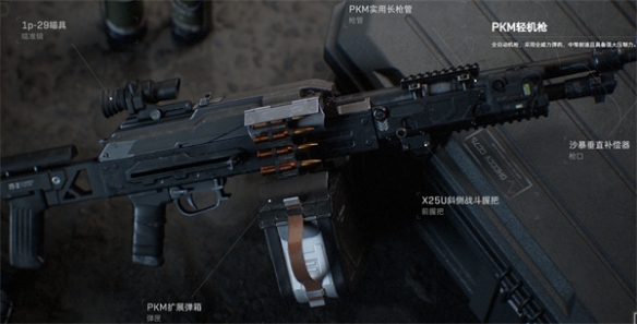 三角洲行动PKM轻机枪怎么用