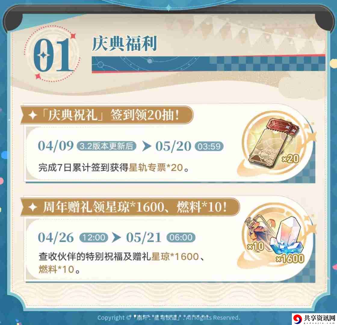 崩坏星穹铁道二周年庆典指南总汇