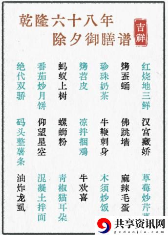 找素菜长按找出12个素菜通关攻略 获取游戏道具技巧