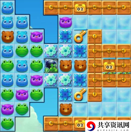 开心消消乐1544关怎么过-开心消消乐1544关三星攻略