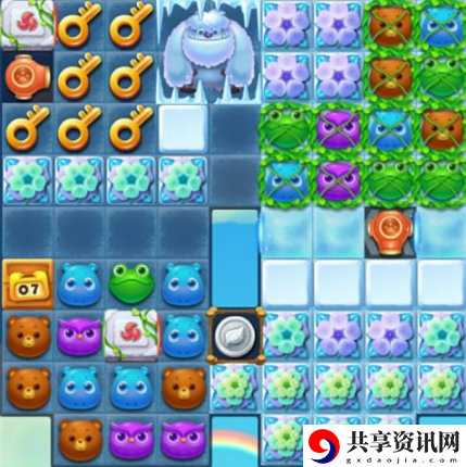 开心消消乐1616关怎么过-开心消消乐1616关三星攻略