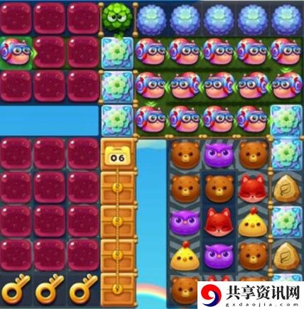 开心消消乐1602关怎么过-开心消消乐1602关三星攻略