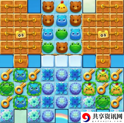 开心消消乐1604关怎么过-开心消消乐1604关三星攻略