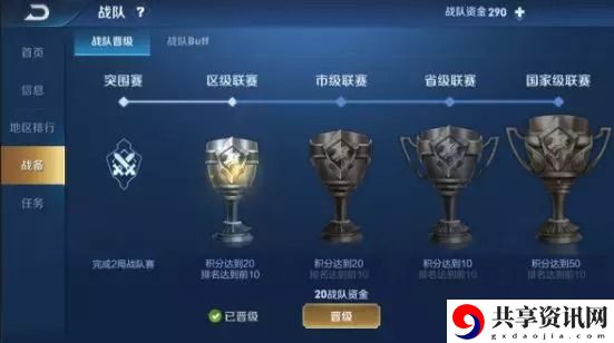 王者荣耀全十强局内展示怎么获得-战队系统全新局内展示分享