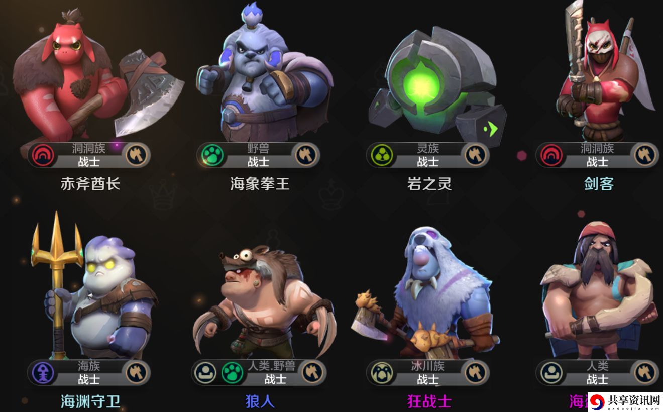自走棋官方手游新手最适合的阵容是什么？洞洞族战士阵容推荐攻略