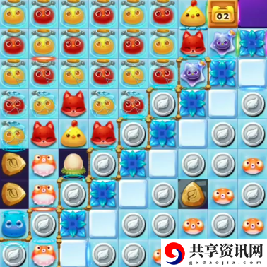 开心消消乐1445关怎么过-开心消消乐1445关三星攻略