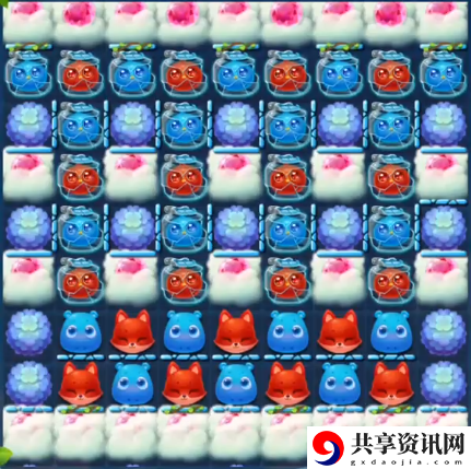 开心消消乐1387关怎么过-开心消消乐1387关三星攻略