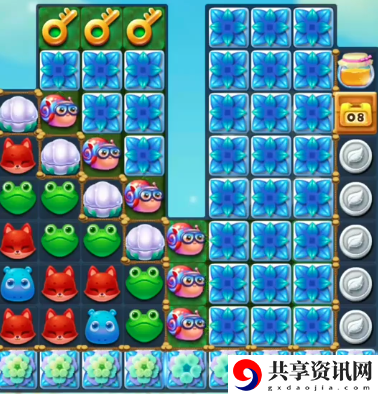 开心消消乐1443关怎么过-开心消消乐1443关三星攻略