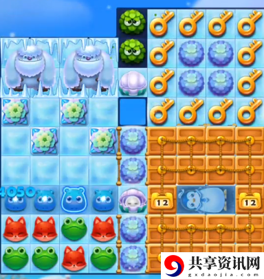 开心消消乐1449关怎么过-开心消消乐1449关三星攻略
