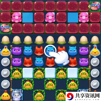 开心消消乐1415关怎么过-开心消消乐1415关三星攻略