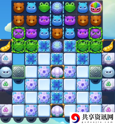 开心消消乐1235关怎么过-开心消消乐1235关三星攻略