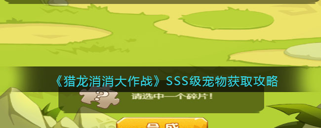 SSS级宠物获得方法一览 剧情细节解读与角色情感分析