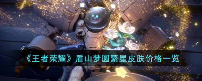 盾山梦圆繁星皮肤价格一览 稀有装备掉落指引