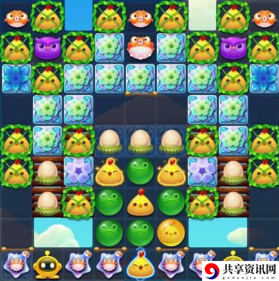 开心消消乐1194关怎么过-开心消消乐1194关三星攻略