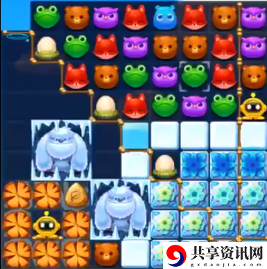 开心消消乐1104关怎么过-开心消消乐1104关三星攻略
