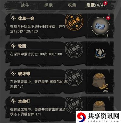隐藏成就解锁条件攻略 攻略教你属性搭配