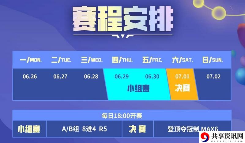 云顶之弈冠军杯赛程安排是怎样的