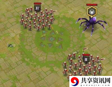 剑与家园人族攻打蜘蛛阵攻略-人族怎么攻打蜘蛛阵