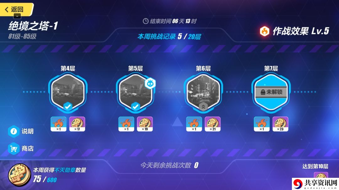 崩坏3绝境之塔怎么打-绝境之塔奖励与代币详解