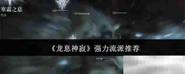 龙息神寂强力流派推荐